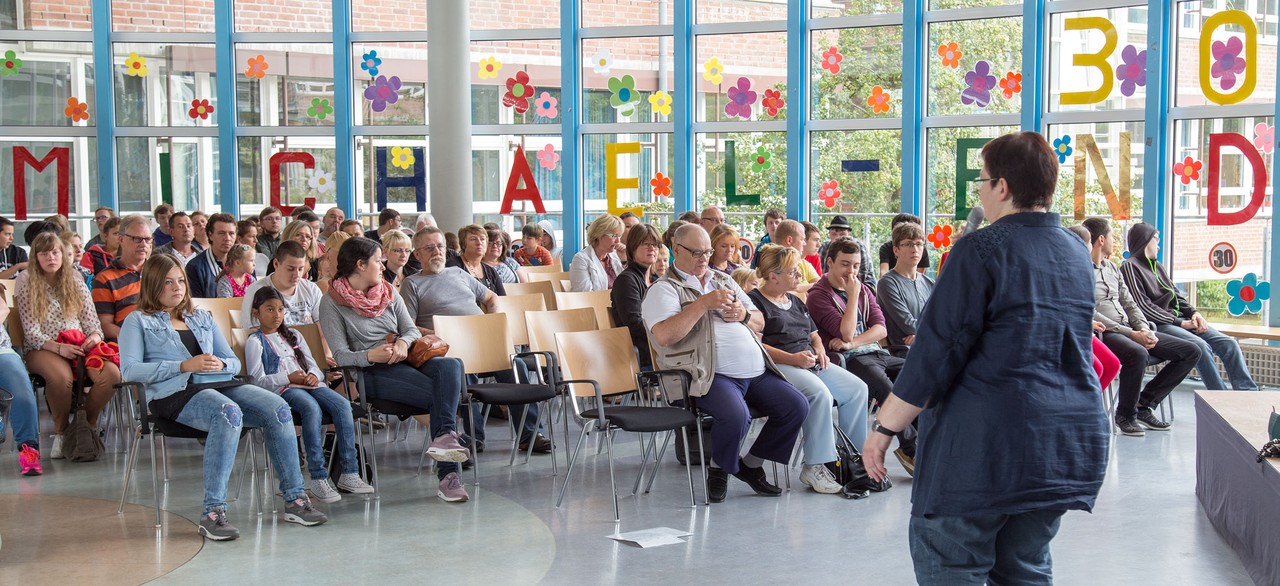 Ansprache der Schulleiterin im Forum zum 30-Jährigen bestehen der Michael Ende-Schule